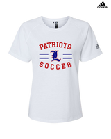 Liberty HS Girls Soccer Curve - Womens Adidas Performance Shirt