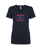 Liberty HS Girls Soccer Curve - Womens Vneck