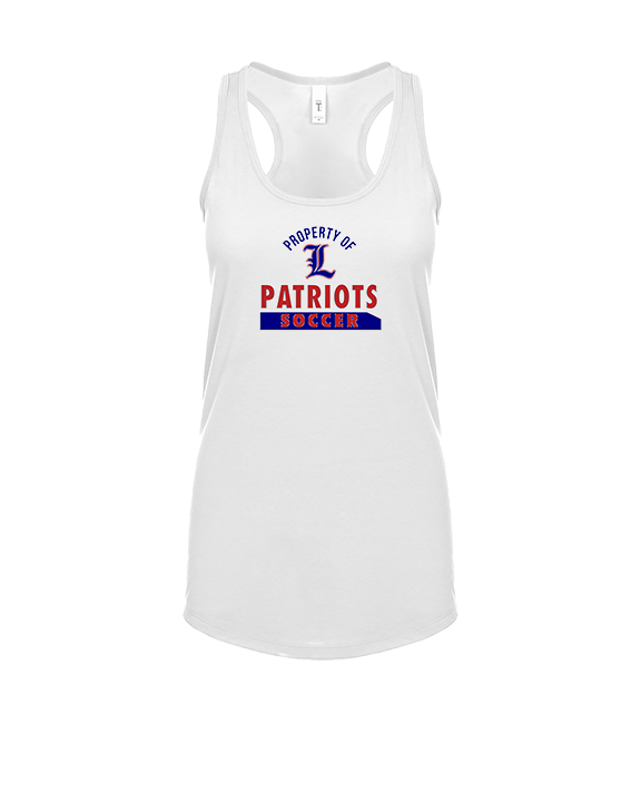 Liberty HS Girls Soccer Property - Womens Tank Top