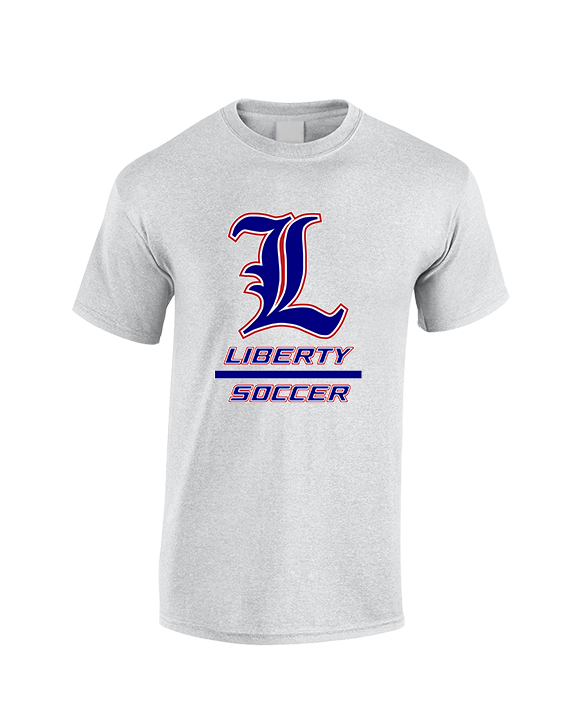Liberty HS Girls Soccer Split - Cotton T-Shirt