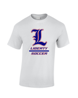 Liberty HS Girls Soccer Split - Cotton T-Shirt