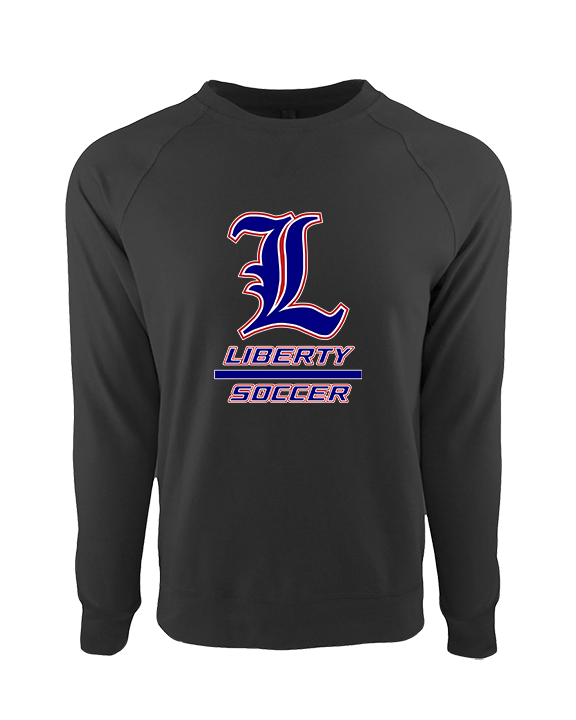 Liberty HS Girls Soccer Split - Crewneck Sweatshirt