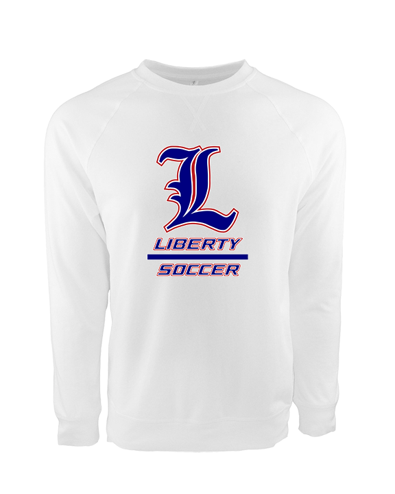 Liberty HS Girls Soccer Split - Crewneck Sweatshirt