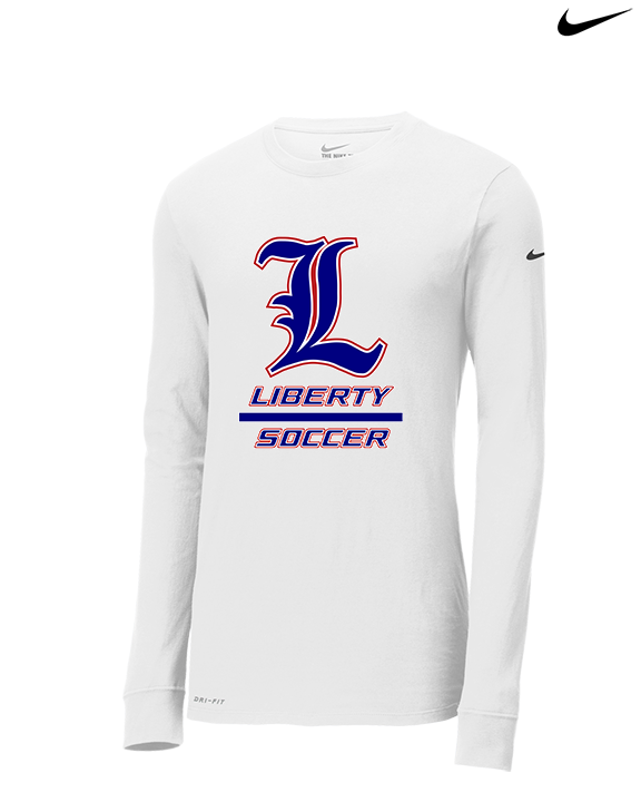 Liberty HS Girls Soccer Split - Mens Nike Longsleeve