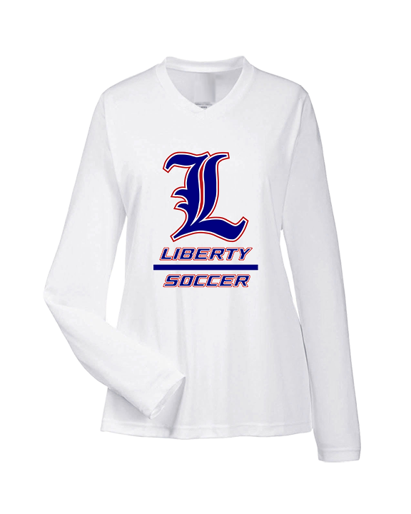 Liberty HS Girls Soccer Split - Womens Performance Longsleeve