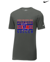 Liberty HS Girls Soccer Stamp 23 - Mens Nike Cotton Poly Tee