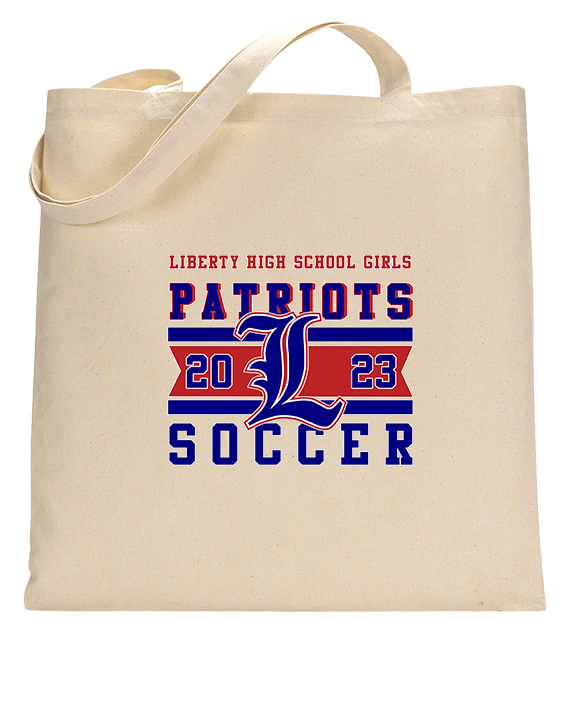 Liberty HS Girls Soccer Stamp 23 - Tote