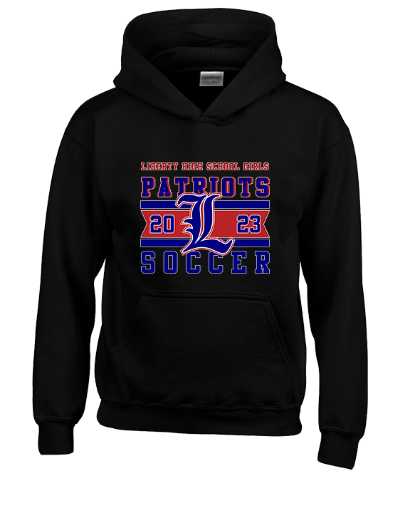 Liberty HS Girls Soccer Stamp 23 - Youth Hoodie