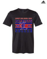 Liberty HS Girls Soccer Stamp 24 - Mens Adidas Performance Shirt
