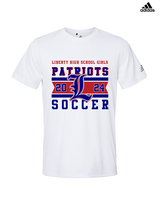 Liberty HS Girls Soccer Stamp 24 - Mens Adidas Performance Shirt