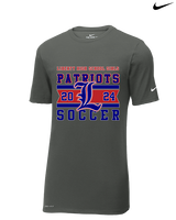 Liberty HS Girls Soccer Stamp 24 - Mens Nike Cotton Poly Tee