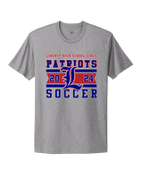 Liberty HS Girls Soccer Stamp 24 - Mens Select Cotton T-Shirt