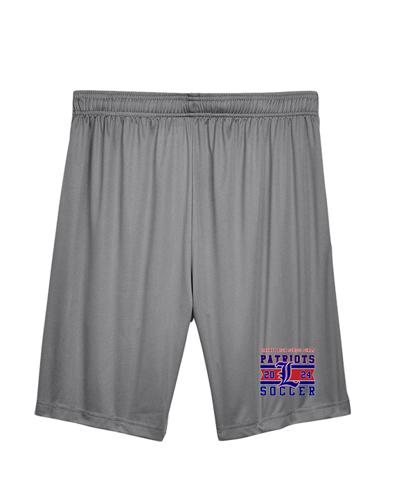 Liberty HS Girls Soccer Stamp 24 - Mens Training Shorts with Pockets