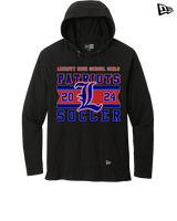Liberty HS Girls Soccer Stamp 24 - New Era Tri-Blend Hoodie