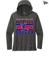 Liberty HS Girls Soccer Stamp 24 - New Era Tri-Blend Hoodie