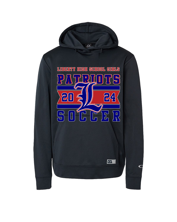 Liberty HS Girls Soccer Stamp 24 - Oakley Performance Hoodie