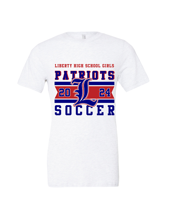 Liberty HS Girls Soccer Stamp 24 - Tri-Blend Shirt