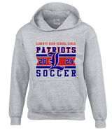 Liberty HS Girls Soccer Stamp 24 - Unisex Hoodie