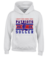 Liberty HS Girls Soccer Stamp 24 - Unisex Hoodie