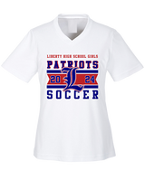 Liberty HS Girls Soccer Stamp 24 - Womens Performance Shirt
