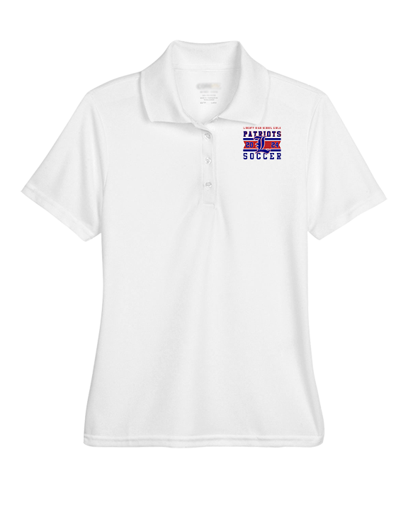 Liberty HS Girls Soccer Stamp 24 - Womens Polo