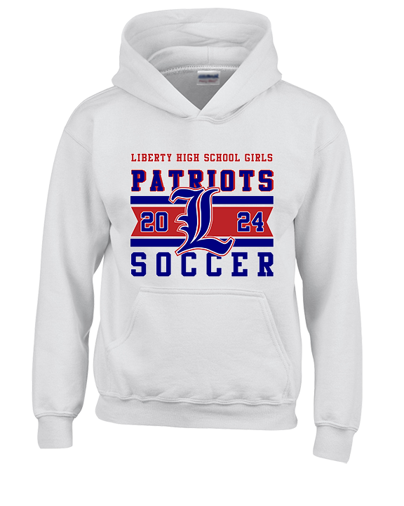 Liberty HS Girls Soccer Stamp 24 - Youth Hoodie