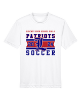 Liberty HS Girls Soccer Stamp 24 - Youth Performance Shirt