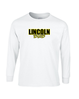 Lincoln HS Flag Football Dad - Cotton Longsleeve