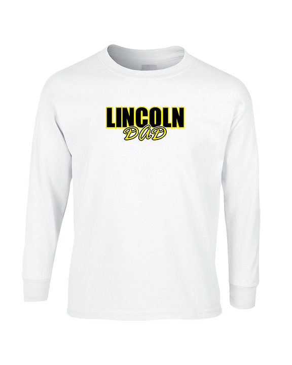 Lincoln HS Flag Football Dad - Cotton Longsleeve