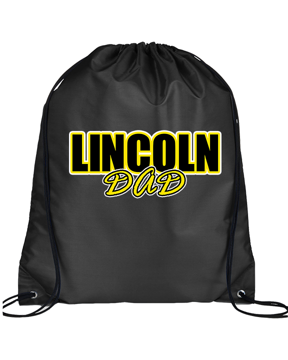 Lincoln HS Flag Football Dad - Drawstring Bag