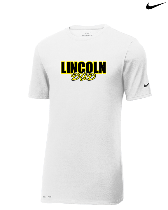 Lincoln HS Flag Football Dad - Mens Nike Cotton Poly Tee