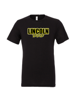 Lincoln HS Flag Football Dad - Tri-Blend Shirt