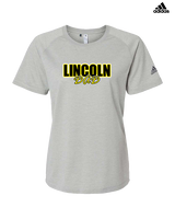 Lincoln HS Flag Football Dad - Womens Adidas Performance Shirt