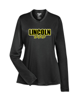 Lincoln HS Flag Football Dad - Womens Performance Longsleeve