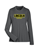 Lincoln HS Flag Football Dad - Womens Performance Longsleeve