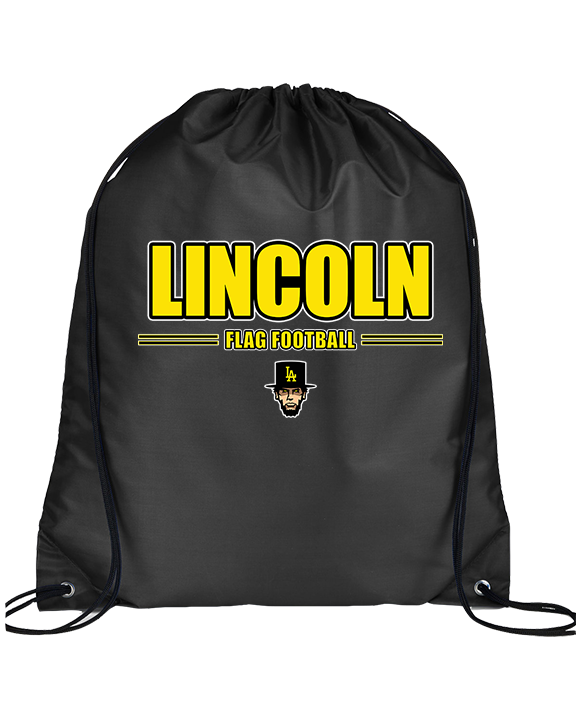 Lincoln HS Flag Football Keen - Drawstring Bag