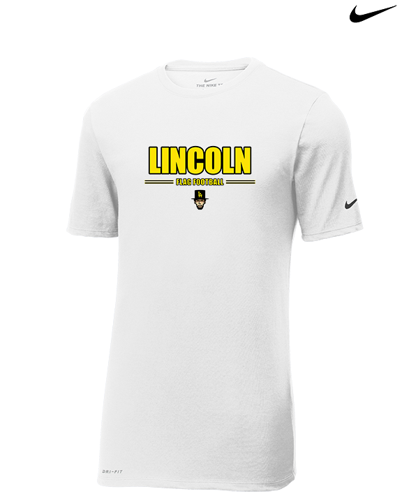 Lincoln HS Flag Football Keen - Mens Nike Cotton Poly Tee