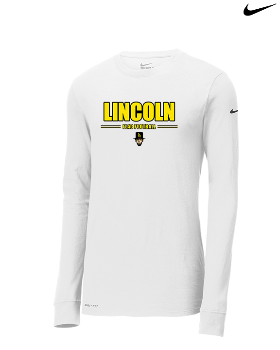 Lincoln HS Flag Football Keen - Mens Nike Longsleeve