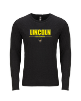 Lincoln HS Flag Football Keen - Tri-Blend Long Sleeve