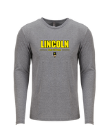 Lincoln HS Flag Football Keen - Tri-Blend Long Sleeve