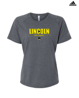 Lincoln HS Flag Football Keen - Womens Adidas Performance Shirt