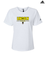 Lincoln HS Flag Football Keen - Womens Adidas Performance Shirt
