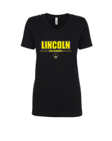 Lincoln HS Flag Football Keen - Womens Vneck