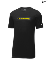 Lincoln HS Flag Football Lines - Mens Nike Cotton Poly Tee