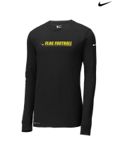 Lincoln HS Flag Football Lines - Mens Nike Longsleeve