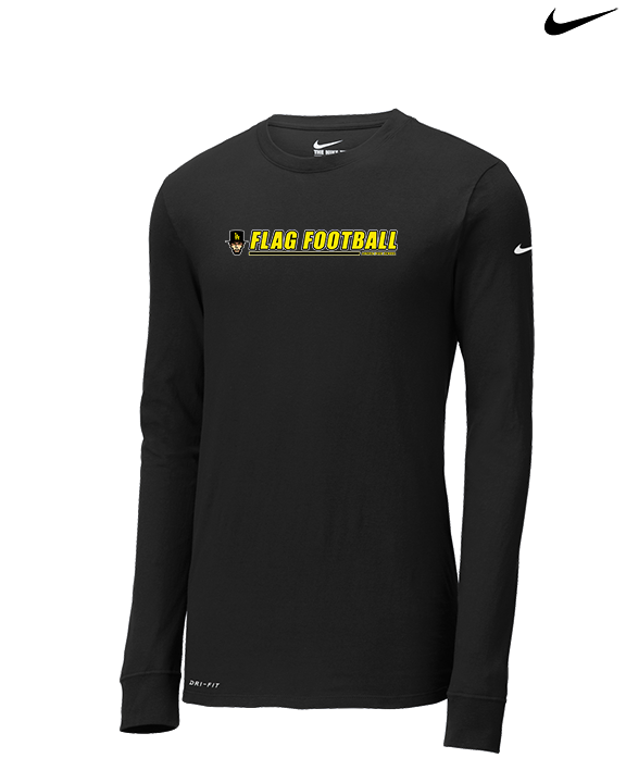 Lincoln HS Flag Football Lines - Mens Nike Longsleeve