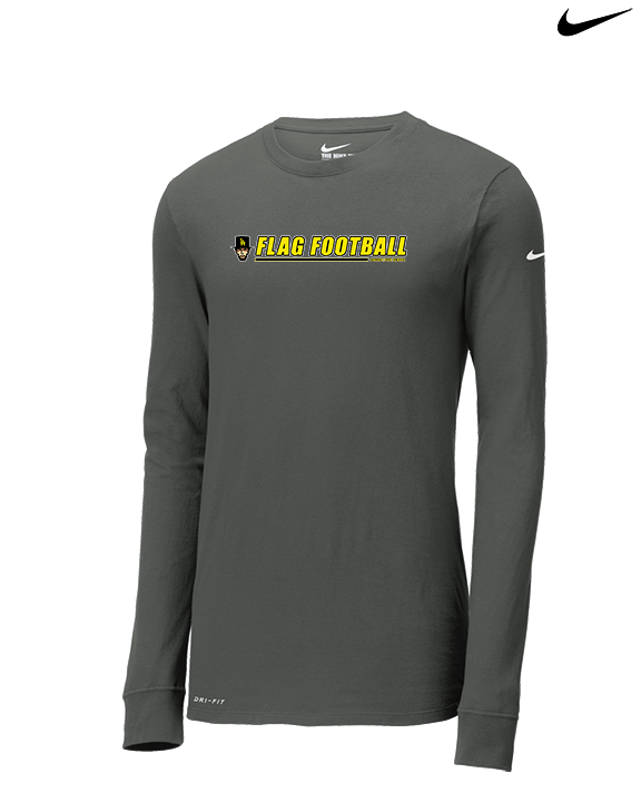 Lincoln HS Flag Football Lines - Mens Nike Longsleeve