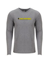 Lincoln HS Flag Football Lines - Tri-Blend Long Sleeve