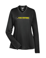Lincoln HS Flag Football Lines - Womens Performance Longsleeve