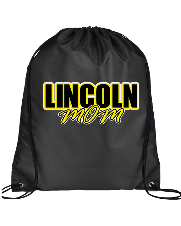 Lincoln HS Flag Football Mom - Drawstring Bag
